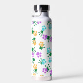 かわいい手と手のプリントパーソナライズされた ウォーターボトル (右面)