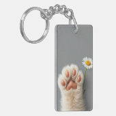 かわいい手の猫キーチェーン キーホルダー (正面左)