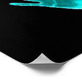 かわいい手を洗うサイン ポスター (角)