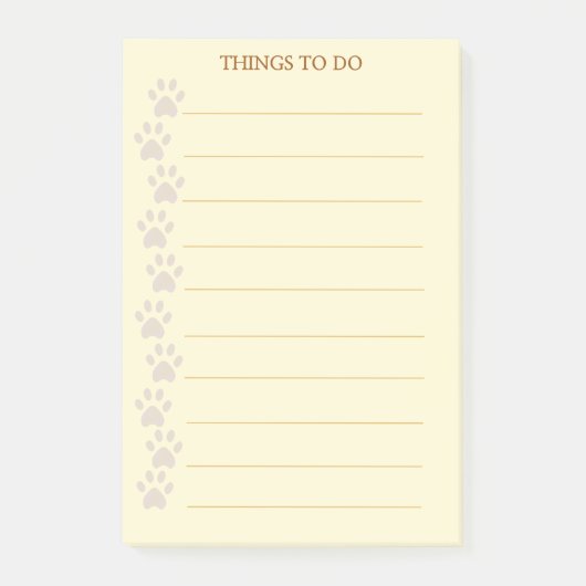 かわいい手パーソナライズされたで行うこと ポストイット (正面)