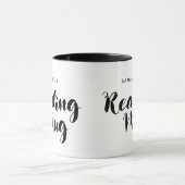 かわいい手レタリング台本の愛読者 マグカップ (中央)