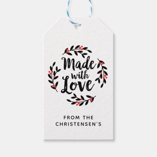 かわいい手作りラヴリース ギフトタグ (正面)