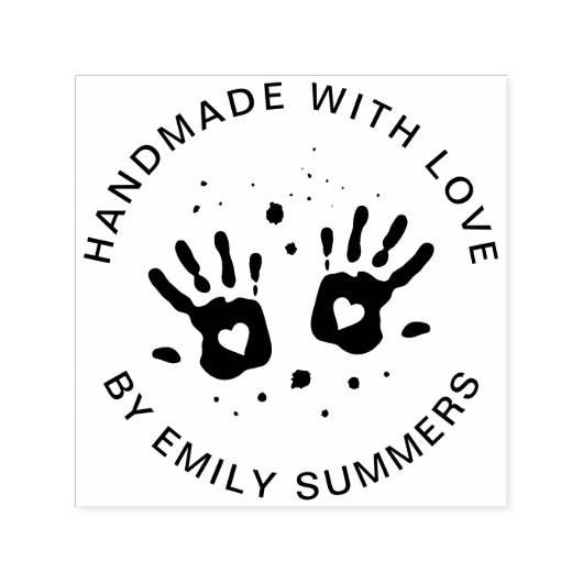 かわいい手作り小規模企業やキッズクラフト セルフインキングスタンプ (デザイン)