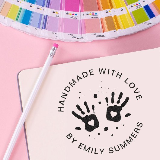 かわいい手作り小規模企業やキッズクラフト セルフインキングスタンプ