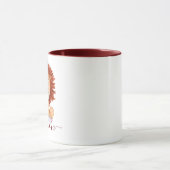 かわいい手描きのライオンの子供用オリジナルグッズ マグカップ (中央)