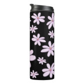 かわいい手描きの串パステルフラワー タンブラー (回転右)