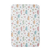かわいい手描きの山場面パターン バスマット (正面縦)