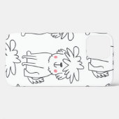 かわいい手描きの継ぎ目のないカワイイドルf Case-Mate iPhoneケース (裏面 (横))