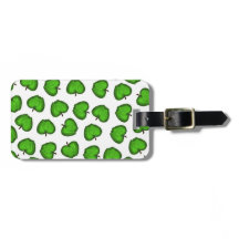 かわいい手描きの緑のフルーツのようなりんごパターン