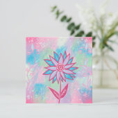 かわいい手描きパステルフラワー (スタンド正面)