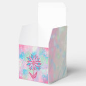 かわいい手描きパステルフラワー フェイバーボックス (オープン)
