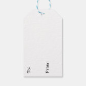 かわいい手描きパフィン ギフトタグ (裏面)