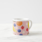 かわいい手描き果実(顔付) エスプレッソカップ (正面右)