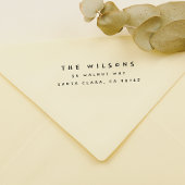 かわいい手書きの家族の名前&差出人住所 セルフインキングスタンプ