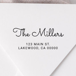 かわいい手書きスクリプトのファミリ名 セルフインキングスタンプ