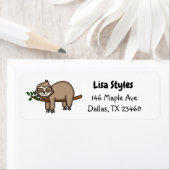 かわいい手書きスローラベル ラベル (インサイチュ)