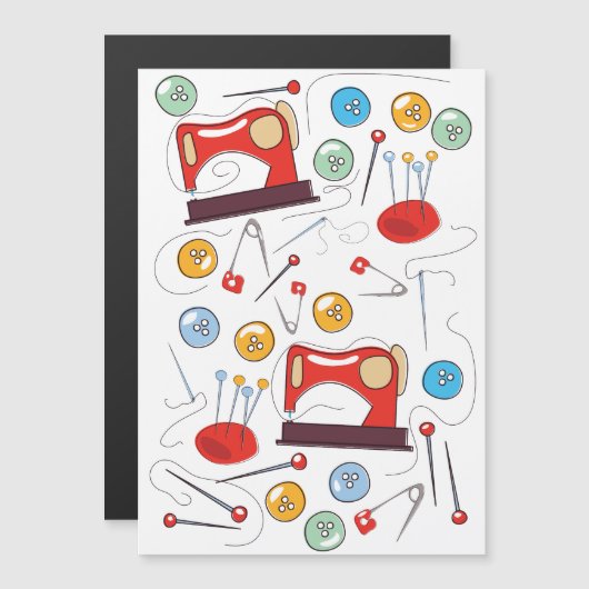 かわいい手書き裁縫パターン (正面/裏面)