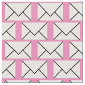 かわいい手紙の封筒 ファブリック (クローズアップ)