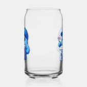 かわいい投票ブルー2024大統領の選挙 ガラス缶 (右)