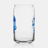 かわいい投票ブルー2024大統領の選挙 ガラス缶 (左)