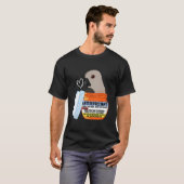 かわいい抗うつ薬インコ 赤腹インコ Tシャツ (正面フル)