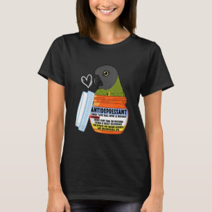 かわいい抗うつ薬オウムIセネガル鸚鵡 Tシャツ