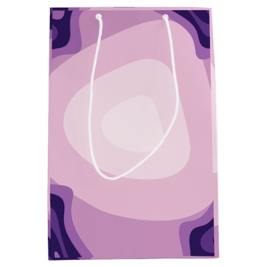 かわいい抱き枕 | パステル色 ミディアムペーパーバッグ (正面)