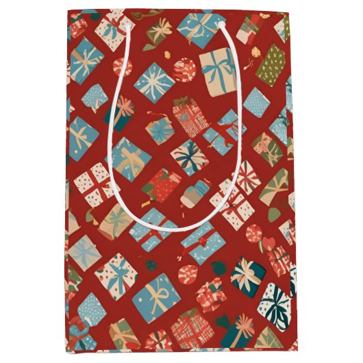 かわいい抱き枕 ミディアムペーパーバッグ (正面)