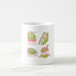 かわいい抹茶イチゴスイーツドリンク コーヒーマグカップ