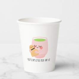 かわいい抹茶ハグイラスト 紙コップ