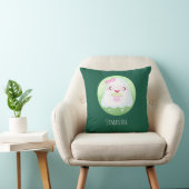 かわいい抹茶ラテ幽霊 クッション (椅子)
