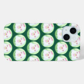 かわいい抹茶ラテ幽霊 Case-Mate iPhoneケース (裏面 (横))