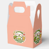 かわいい抹茶好きの猫 フェイバーボックス (見開き)