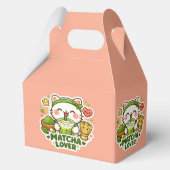 かわいい抹茶好きの猫 フェイバーボックス (裏面)
