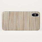 かわいい抽象的な茶色の線のデザイン Case-Mate iPhoneケース (裏面(横))