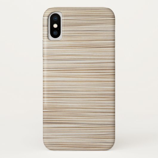 かわいい抽象的な茶色の線のデザイン Case-Mate iPhoneケース (裏面)