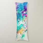 かわいい抽象芸術絵画ズ ボディピロー (正面縦)