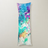 かわいい抽象芸術絵画ズ ボディピロー (裏面 (縦))
