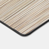 かわいい抽象芸術茶色の線のデザイン デスクマット (コーナー)