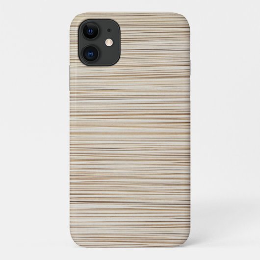 かわいい抽象芸術茶色の線のデザイン Case-Mate iPhoneケース (裏面)