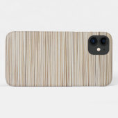 かわいい抽象芸術茶色の線のデザイン Case-Mate iPhoneケース (裏面(横))