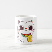 かわいい招き猫フォーチュンマネコ コーヒーマグカップ (中央)