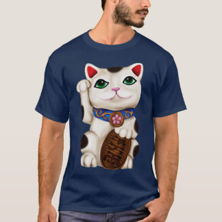 かわいい招き猫猫 Tシャツ