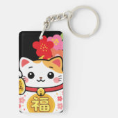 かわいい招き猫 キーホルダー (裏面)