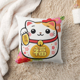 かわいい招き猫 クッション