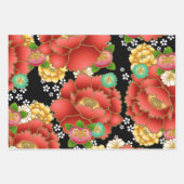 かわいい招き猫  ラッピングペーパーシート (正面2)