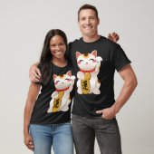 かわいい招き猫 Tシャツ (ユニセックス)