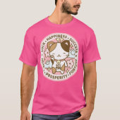 かわいい招き猫 Tシャツ (正面)