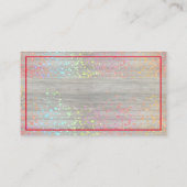 かわいい掃除メイド掃除サービス 名刺 (裏面)