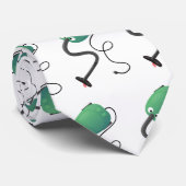 かわいい掃除機の漫画のユーモア ネクタイ (ロール)